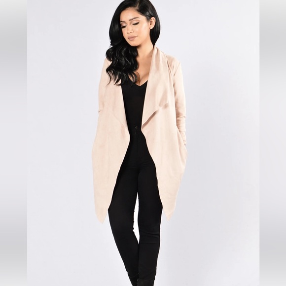 Fashion Nova Nightwalker Trenchcoat Nude - Picture 8 of 11